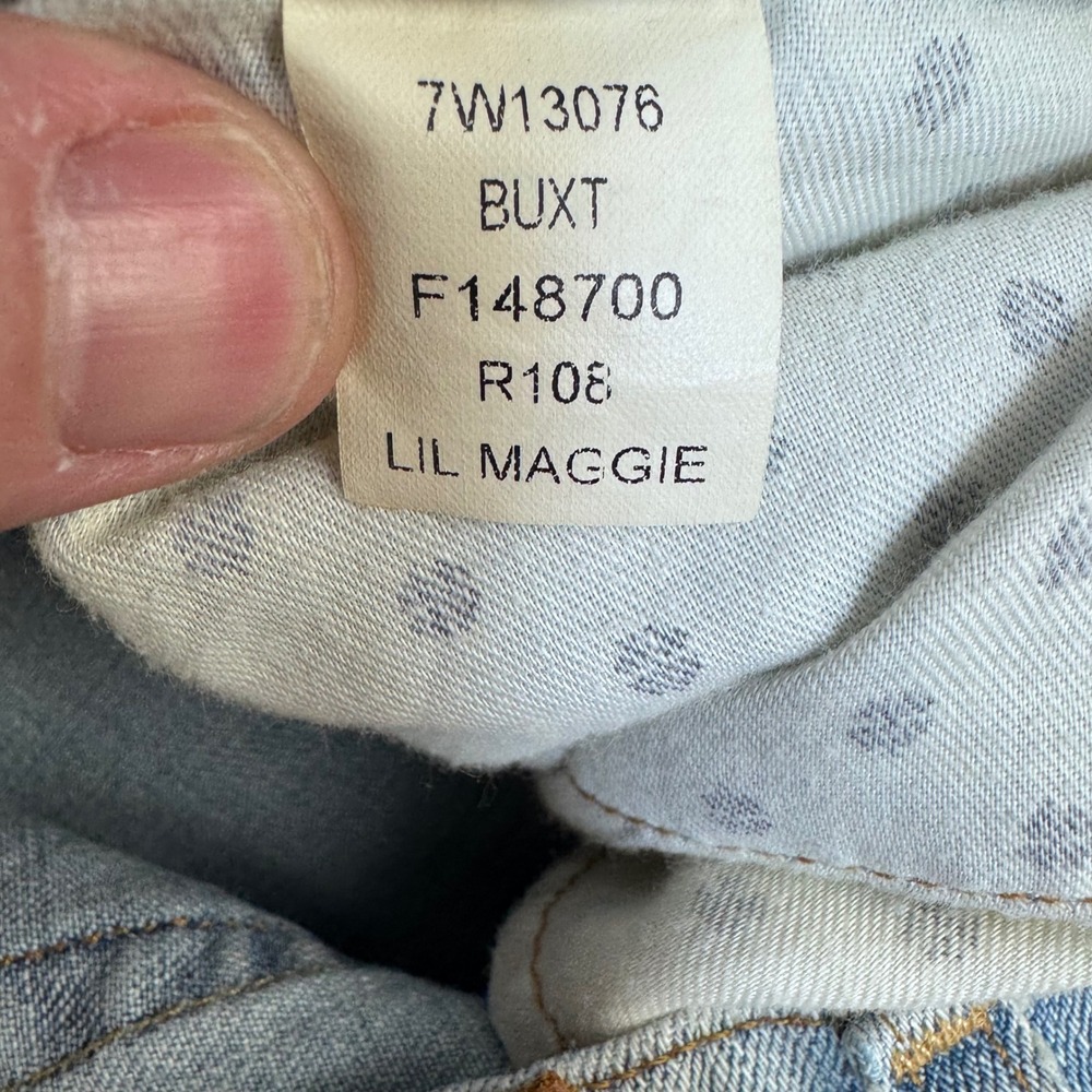 Lucky Brand Lil Maggie Jeans Women 2/26 Light Wash Excellent Low Rise Flare Leg - Picture 6 of 13